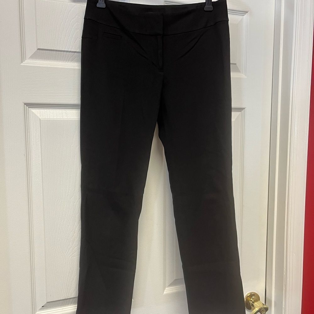 Loft Black Julie Straight Leg Career Pants sz 2P